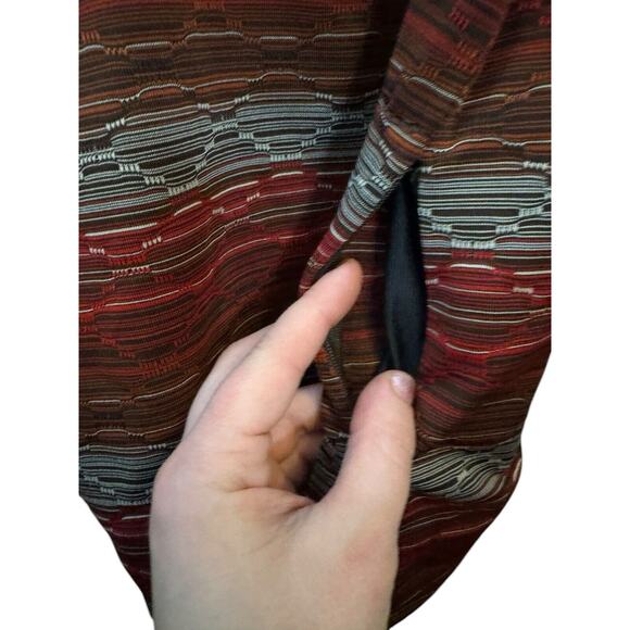 Lucy Activewear Pullover Sweatshirt Size Medium Hooded 1/2 Zip Long Sleeve - Picture 7 of 9